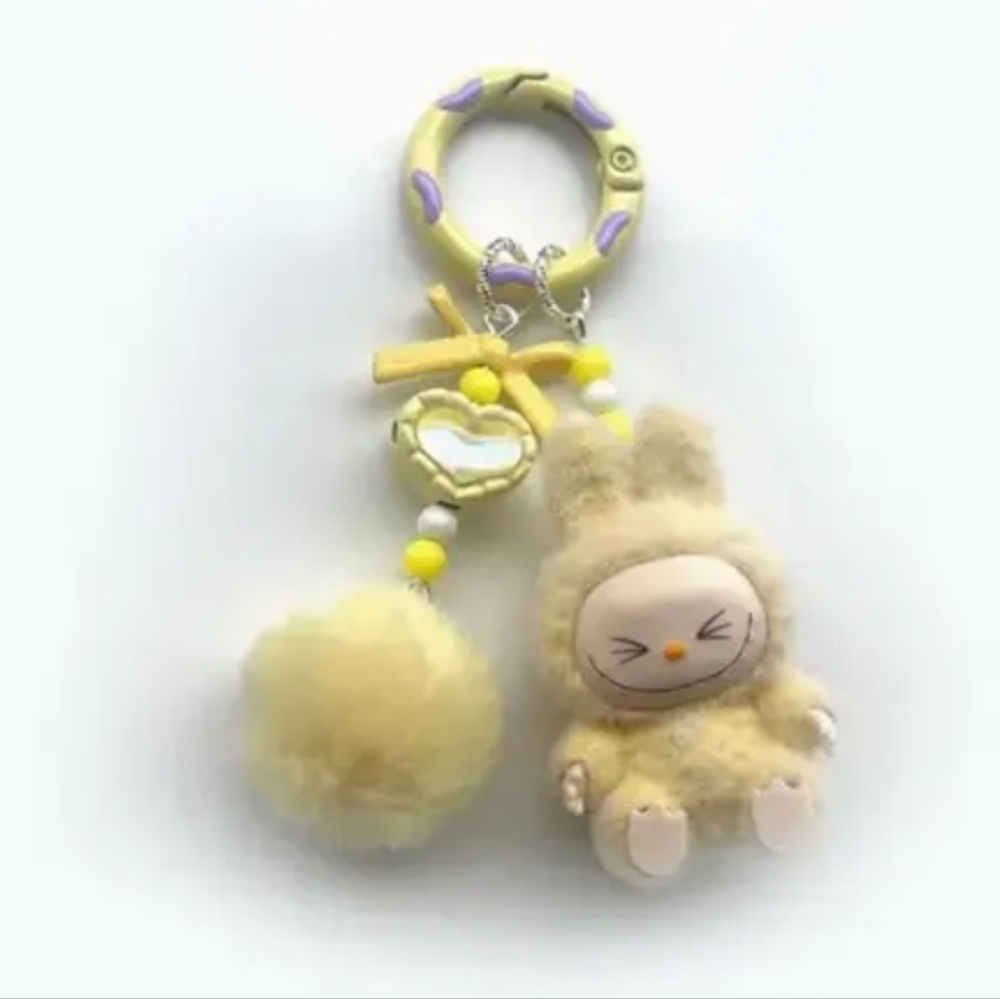 Nwt Mini Labubu Bag Charm Key Chain - Picture 4 of 4